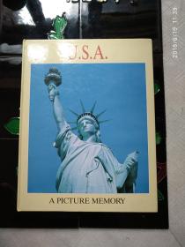 U.S.A A PICTURE MEMORY（书内有赠言及签名）