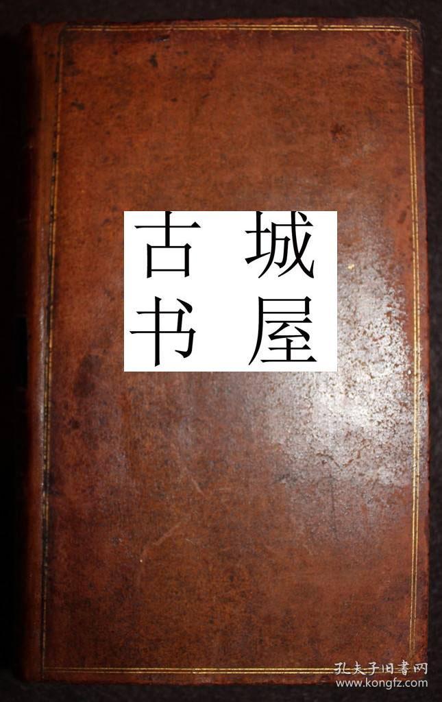 稀缺，《犹太间谍--土耳其，意大利，法国之间的一个哲与历史》版画插图，1744年伦敦出版，精装