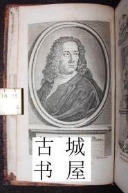 稀缺，《犹太间谍--土耳其，意大利，法国之间的一个哲与历史》版画插图，1744年伦敦出版，精装