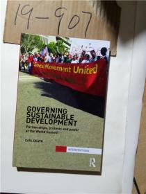 正版；GOVERNING SUSTAINABLE DEVELOPMENT