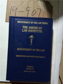 正版现货；THE AMERICAN LAW INSTITUTE