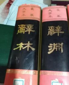 《辞林》《辞渊》《辞源类典上下全》《辞海上下》《中华大字典上下》《历代丛书大辞典》《四库全书百科大字典》