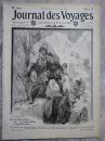 法国画报旅途日记 journal des voyages 1910年4月24日。报头中国题材。英国人斯坦因(Ｓｔｅｉｎ)在１９０６年至１９10年間從新疆西部到甘肅作了精密的勘測