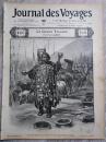 法国画报旅途日记 journal des voyages 1905年3月26日 报头中国题材 蒙古少数民族的萨满正在举行仪式给人治病