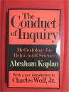 The Conduct of Inquiry: Methodology for Behavioural Science（行为科学方法论）