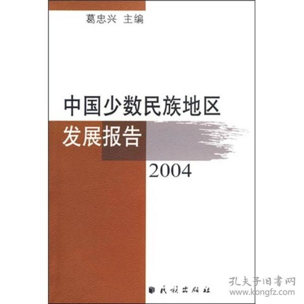 中国少数民族地区发展报告（2004）