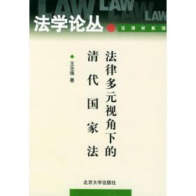 法律多元视角下的清代国家法