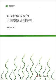 低碳法制前沿研究丛书：面向低碳未来的中国能源法制研究