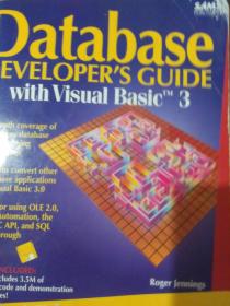 Database  DEVELOPER'S GUIDE WITH VISUAL BASIC 3（看图片）