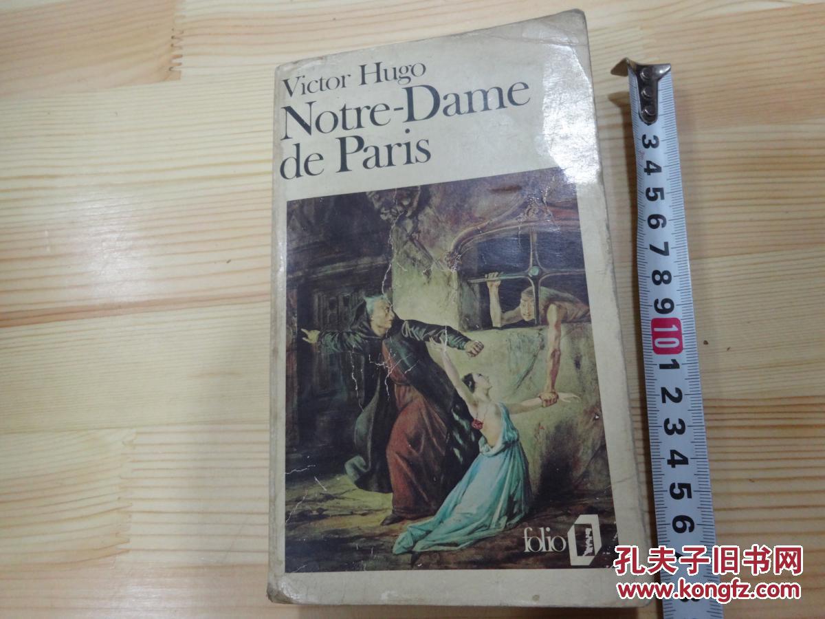 法文原版旧书 Victor Hugo  Notre-Dame de Paris 『巴黎圣母院』【张契尼藏书】