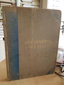 One hundred book plates engraved on wood by Thomas Moring