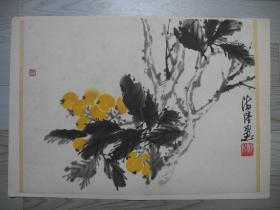 【名家书画】李可染之侄/已故南艺教授李海陆花鸟画《花鸟之二》