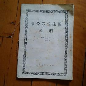 针灸穴位挂图说明     靳士英  等编   人民卫生   1983年二版三印