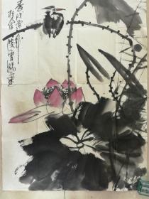 画家曹杨（阳）国画《荷香》