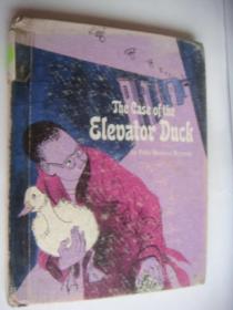 The case of the elevator duck  精装24开手工插图, 插图生动,丰富,1973年英文原版