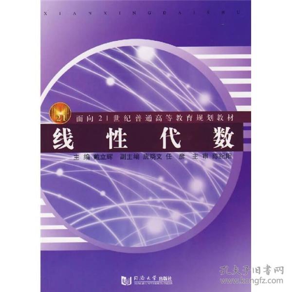 面向21世纪普通高等教育规划教材：线性代数