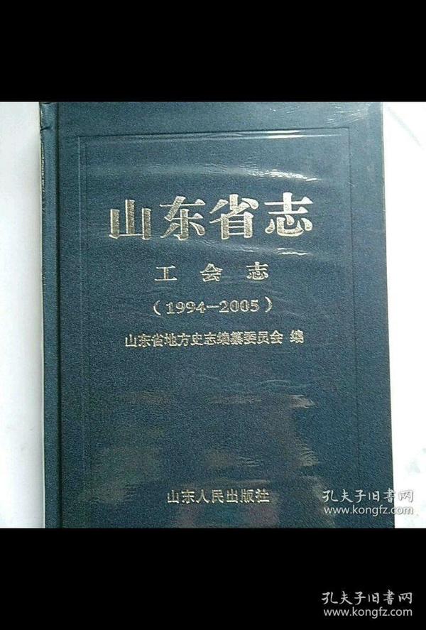山东省志工会志（1994—2005）山东省地方史志编纂委员会编