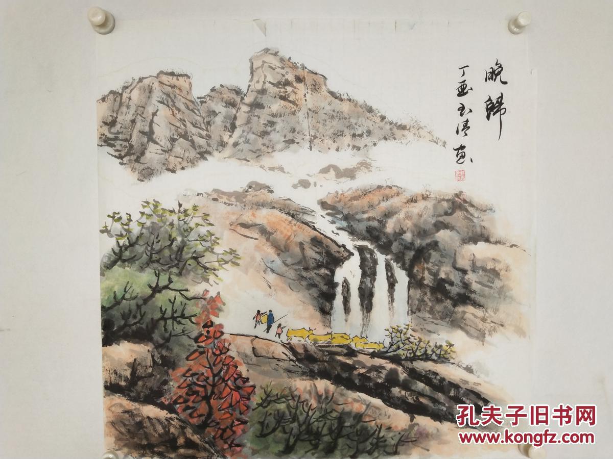 张大千画派,中国当代著名画家,静悟斋主人,号水晶居士,曾在安徽师范大