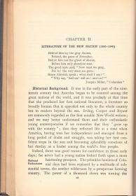 《美国文学大纲》精装 Outlines of American Literature with Readings by William Long  1925年