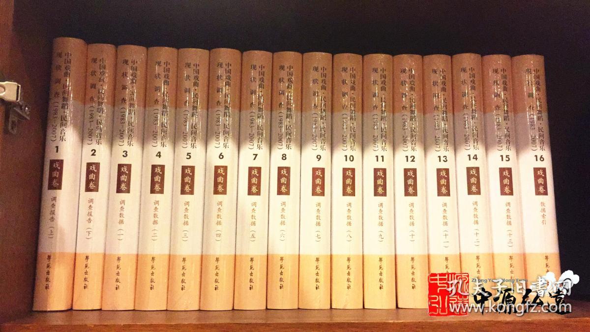 中国戏曲、民间舞蹈、民间音乐现状调查（戏曲卷）（1983-2007）全16册