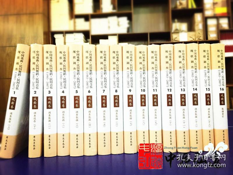 中国戏曲、民间舞蹈、民间音乐现状调查（戏曲卷）（1983-2007）全16册