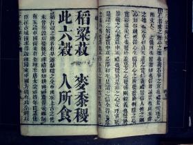 M31，清道光大字精刻本蒙学古籍：三字经注解备要，线装一厚册上下卷全，字体硕大，刻印精良，墨色浓郁