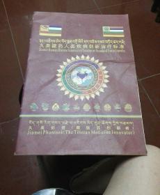 《藏药创新治疗标准》+《久美藏药人类疾病创新治疗标准》2册合售 藏汉英文对照