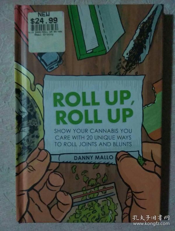 包邮 roll up roll up show your cannabis you care with 20啥啥啥的，外文原版