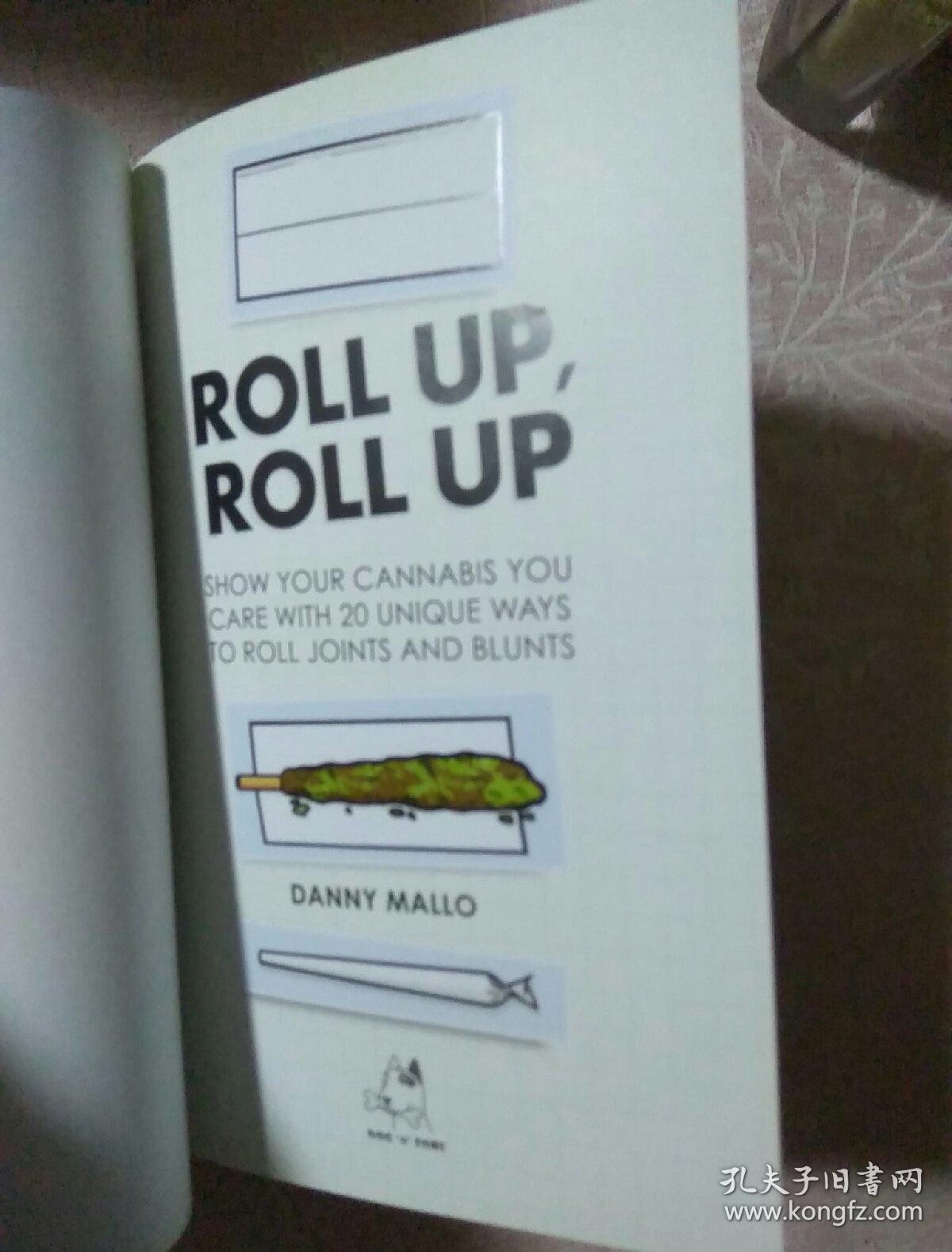 包邮 roll up roll up show your cannabis you care with 20啥啥啥的，外文原版
