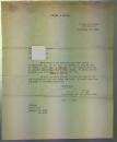 【赛珍珠纪念馆】赛珍珠 信札,1943年9月/签名信札/赛珍珠/Pearl S. Buck