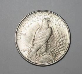 1922年金光自由女神头像1美元银币