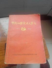 中共山东党史大事记  1921-----1949