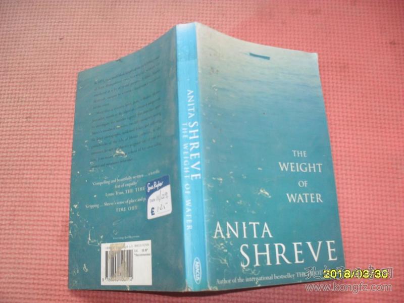 英文原版书：ANITA SHREVE: THE WEIGHT OF WATER