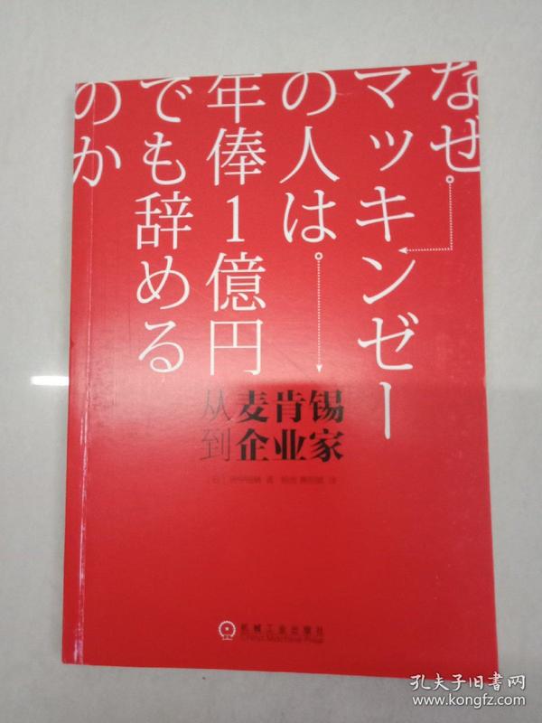 从麦肯锡到企业家