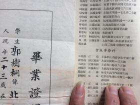 上海财政经济学院1950级毕业纪念刊 附本书中学生 毕业证明书一张  2件合卖