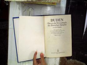 Duden. Das große Wörterbuch der deutschen Sprache （杜登德语大词典3-4卷）【合订】 16开本，精装，德文