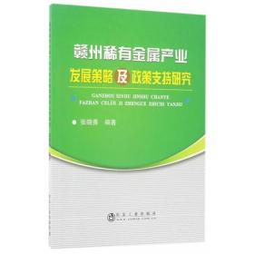 赣州稀有金属产业发展策略及政策支持研究