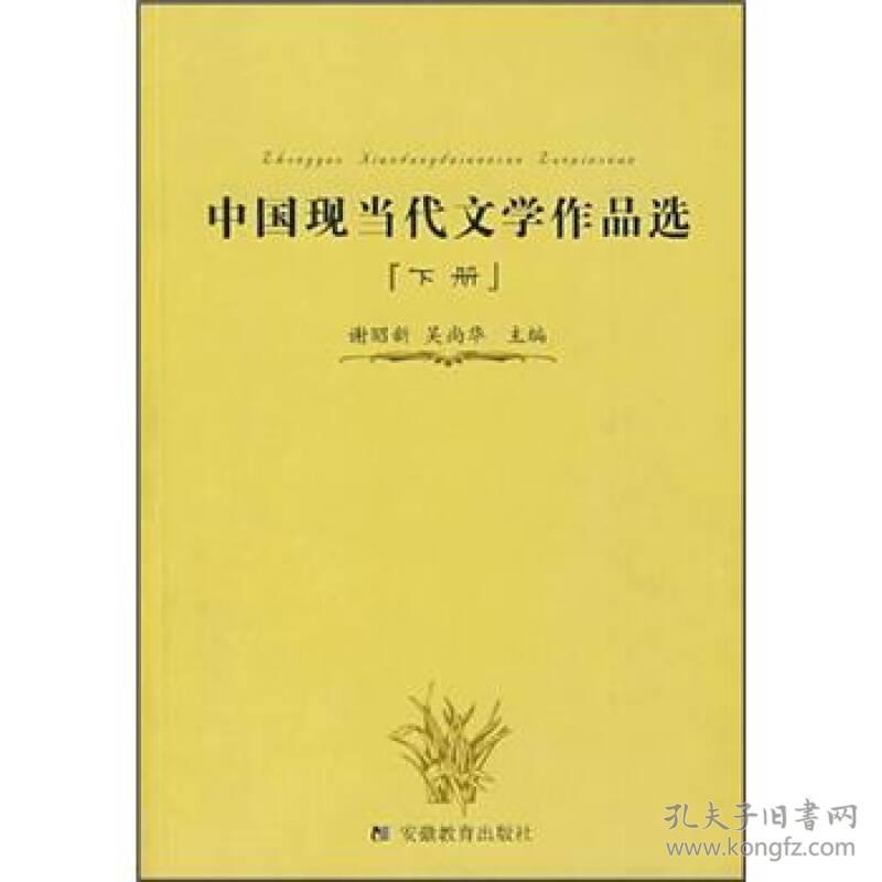 中国现当代文学作品选 谢昭新,吴尚华 安徽教育出版社