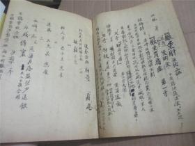 杂症科  手写本（多药方16开竖写50多面如图）