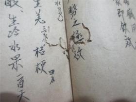 杂症科  手写本（多药方16开竖写50多面如图）