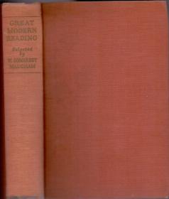 《现代文学文选》布面精装 毛姆编著 Great Modern Reading by W. Somerset Maugham's Introduction 1945年