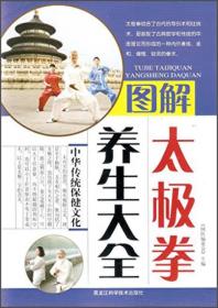 图解太极拳养生大全：中华传统保健文化 收录了简化太极拳、二十四式太极拳、四十二式太极拳、四十八式太极拳的练习方法。 　　《图解太极拳养生大全：中华传统保健文化》文字简明扼要，图形清晰易懂，图文对应。其中，动作线路图（套路图）既标明了动作名称，又标明了动作编号，易于与文字、图形对照；同时，还有练拳释疑、武当太极拳功架歌诀和太极拳散手秘诀等，非常适合初学者阅读。