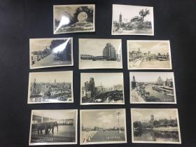 50年代上海风光建筑经典照片20张（迎接第二个五年计划，全套带原纸袋）