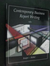 英文原版Contemporary Business Report Writing