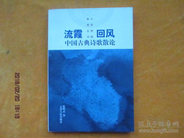 流霞回风：中国古典诗歌散论