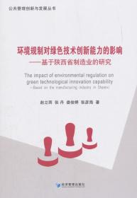 W56(页有勾画）环境规制对绿色技术创新能力的影响——基于陕西省