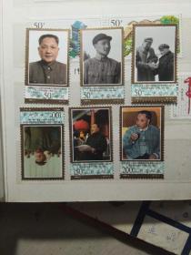 邮票，1983年邓小平同志逝世一周年，一套6枚全