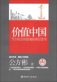 价值中国：当今社会价值观的深层思考