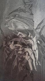 1892年Dante_ Vision of Hell 但丁《神曲-地狱篇》Gustave Dore 绘本珍贵早期版本 75张精美版画插图 意大利小牛皮手工装祯