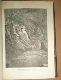 1892年Dante_ Vision of Hell 但丁《神曲-地狱篇》Gustave Dore 绘本珍贵早期版本 75张精美版画插图 意大利小牛皮手工装祯